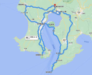 投稿についてもっと詳しく 【考えてみた】全国一之宮巡礼の旅の詳細ルート15