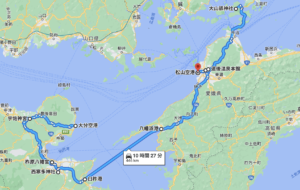 投稿についてもっと詳しく 【考えてみた】全国一之宮巡礼の旅の詳細ルート14